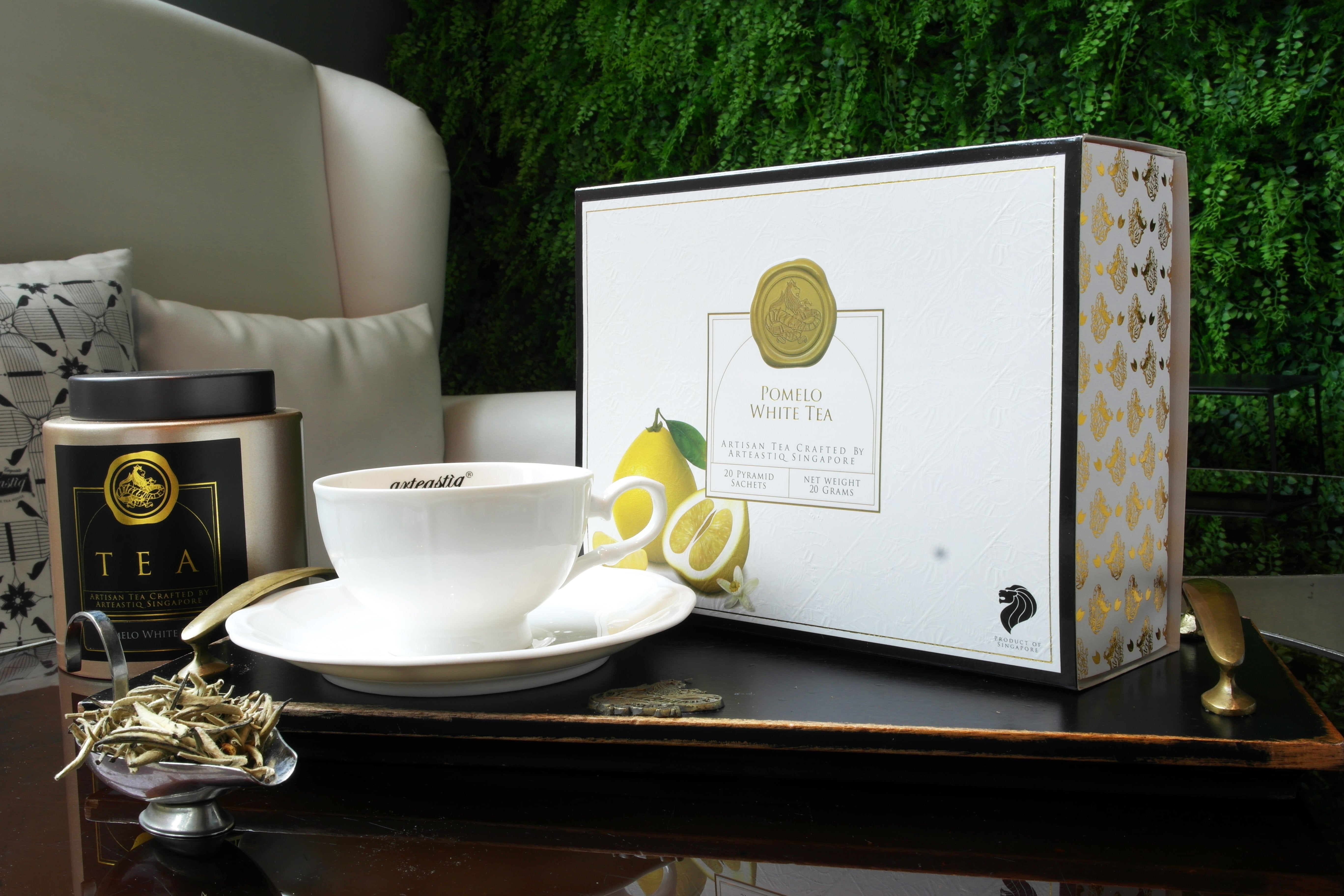 Pomelo White Tea (Box of 20 Tea Bags) – Arteastiq Online